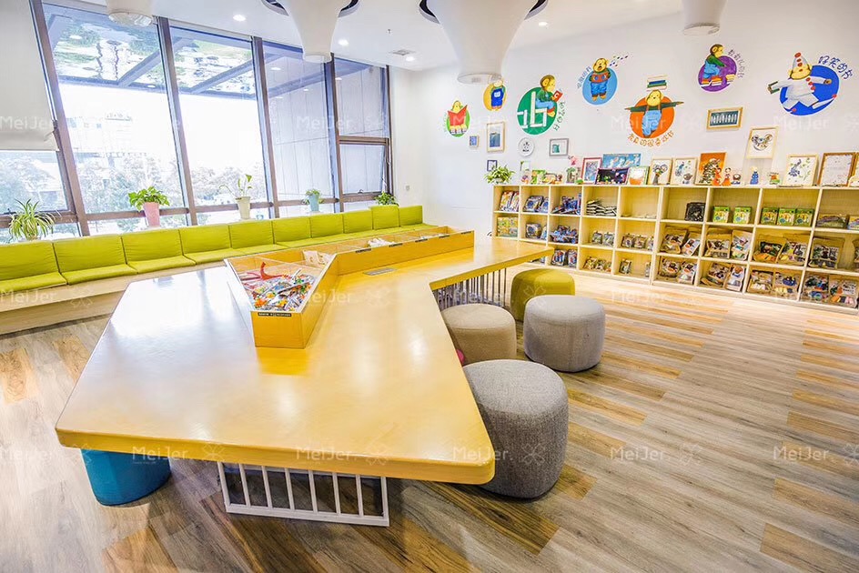 圖書館地板